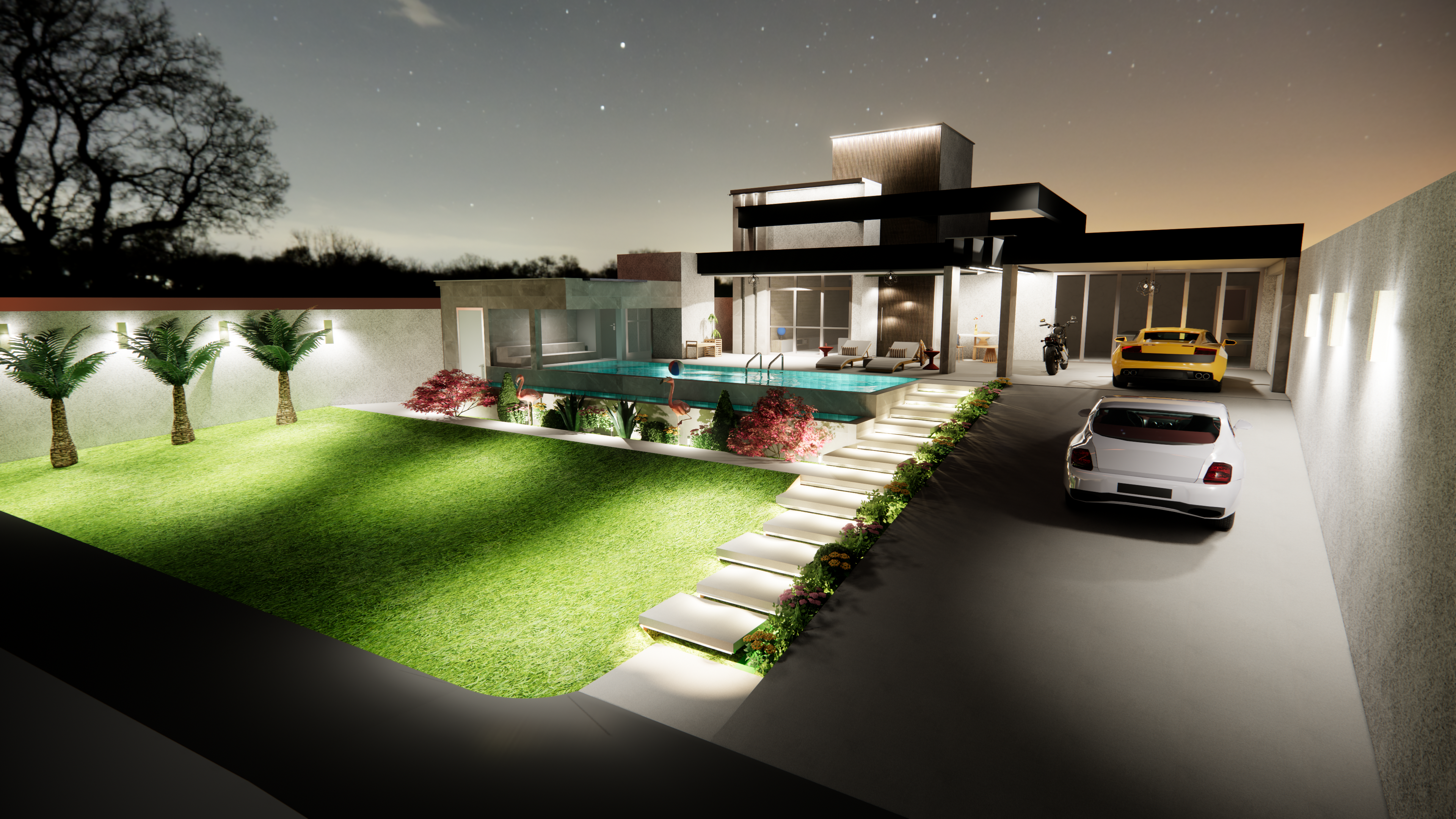 Projeto EM fachada lateral